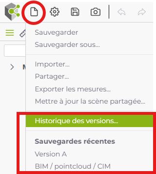 Historique des versions