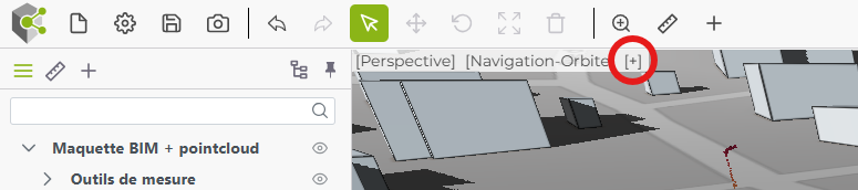 3D View Settings Button